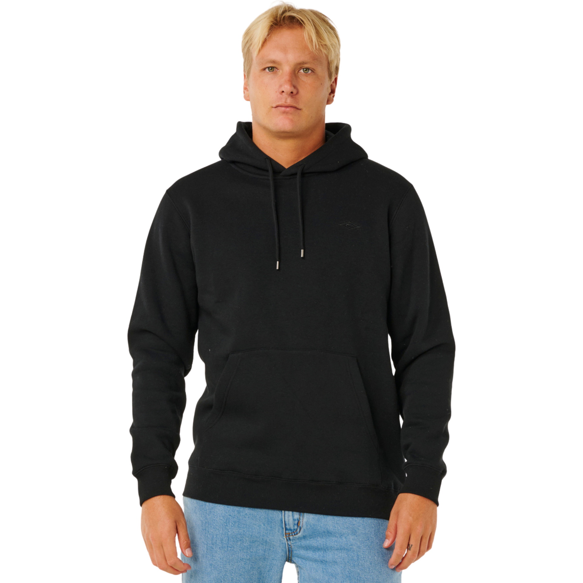 2026 Rip Curl Mens Classic Surf Hoodie 0AXMFL - Black